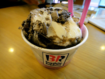 Chocolate chip cookie ice cream Baskin Robbins Itaewon Seoul