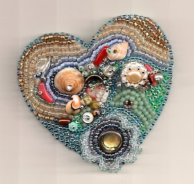 вышивание бисером сердце из бисера