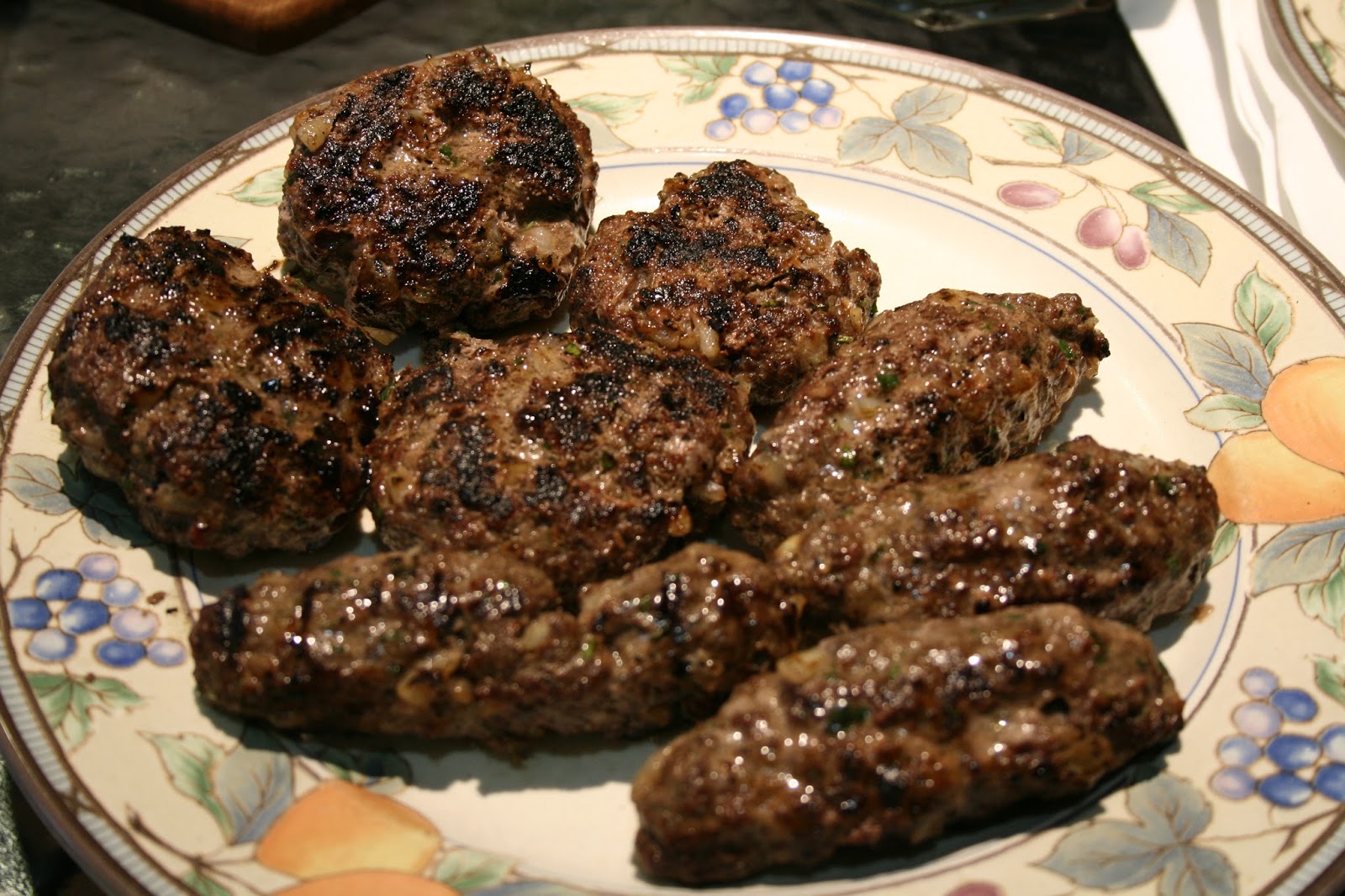 Julia's Cookbook Kafta Mishwi (Beef Fingers Barbequed)