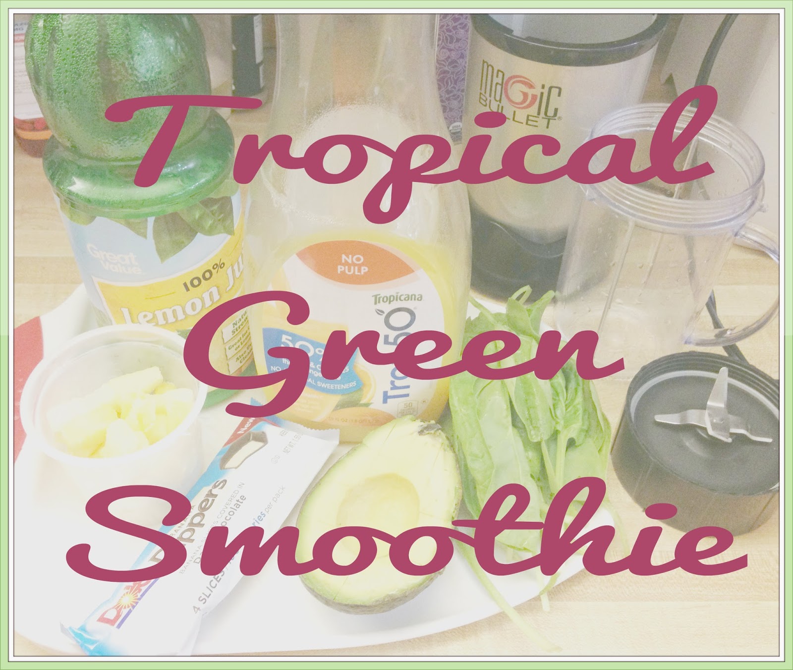 Miss Ruby Redhead Tropical Green Smoothie