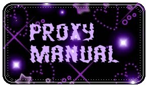 ¿como configurar el proxy manual?