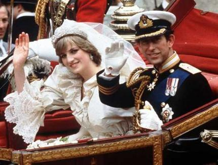 princess diana wedding photos. princess diana wedding tiara.