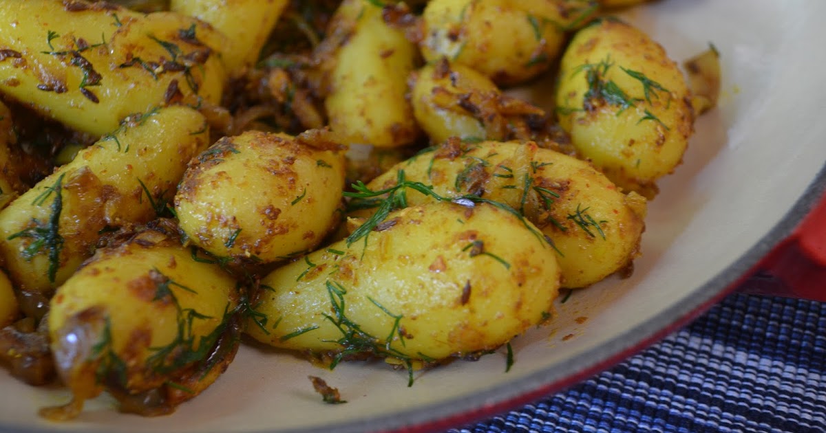 Day 250 Pan roasted baby potatoes with shallots & dill