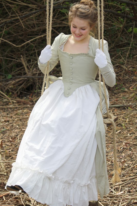 Elizabeth Rose Couture 1700's Day Dress
