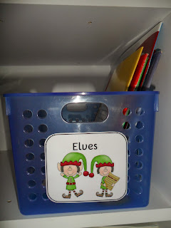 Christmas Book Bin Labels, Logs and Posters Classroom Library Set 