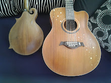"Luna 12" along side new F-5 mandolin "in the works"
