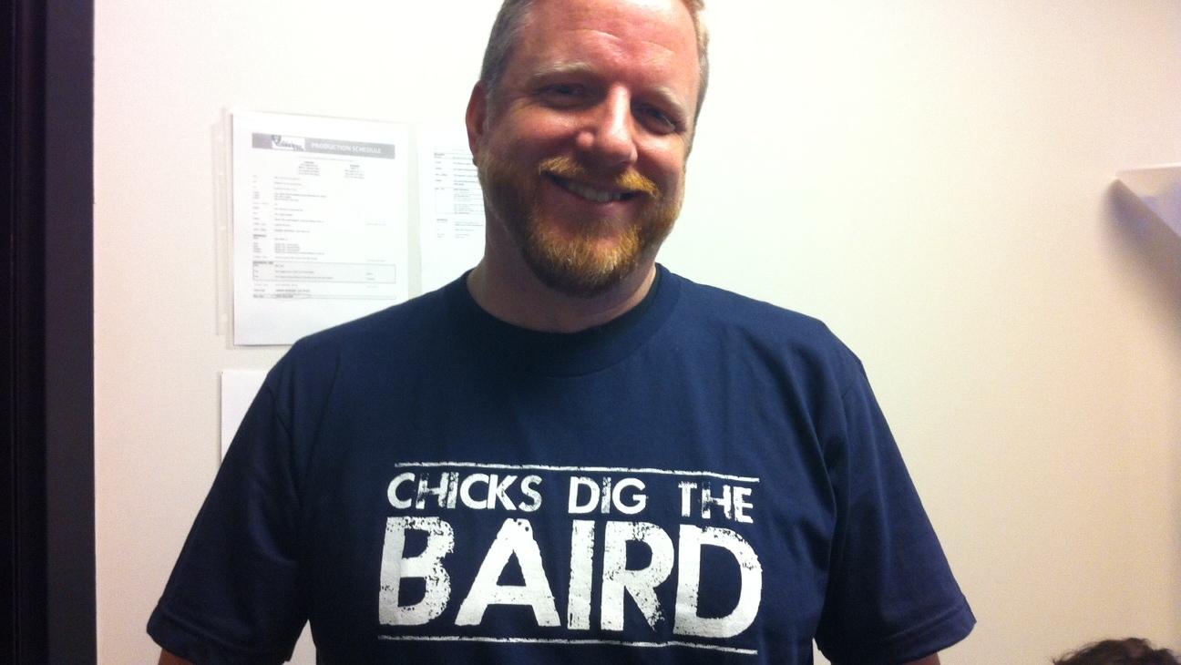 Chicks dig the baird tshirt