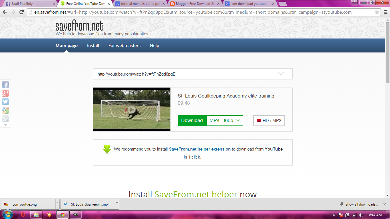 Cara Mudah Download Vidio Youtube Tanpa Menggunakan IDM