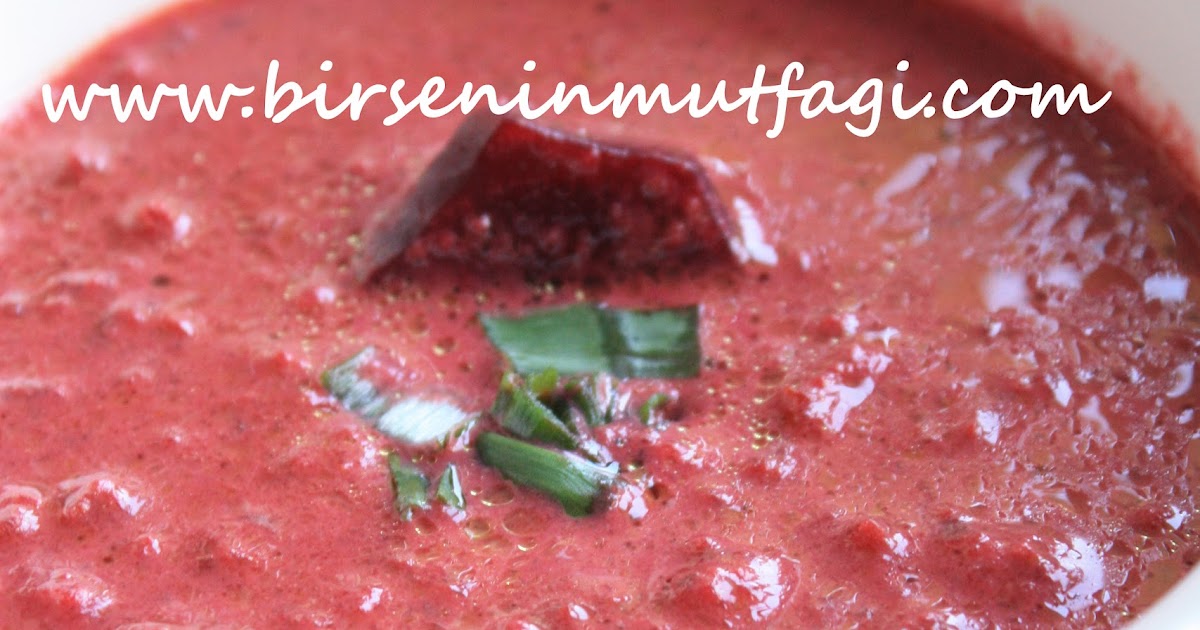  BİRSENCE RESİMLİ YEMEK TARİFLERİ KIRMIZI PANCAR ÇORBASI