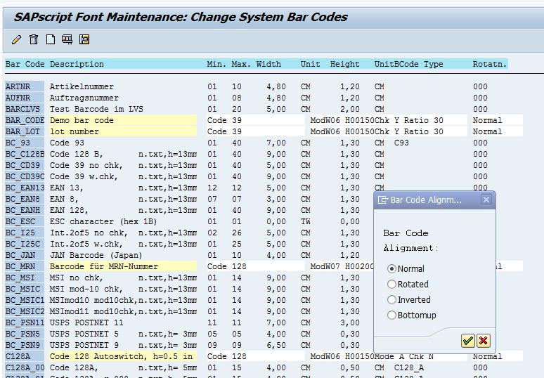SAP Sample Programs Bar Code for SmartForms step by step