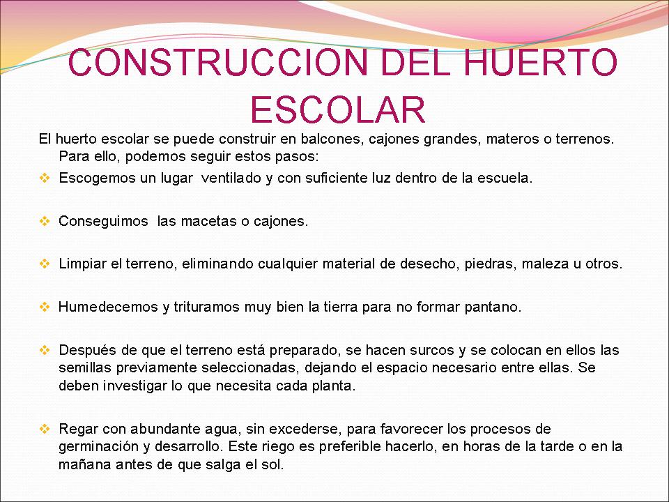 Huerto Escolar