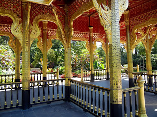 The Thai Pavilion at the Olbrich Botanical Gardens in Madison, Wisconsin The Thai Pavilion at the Olbrich Botanical Gardens in Madison, Wisconsin