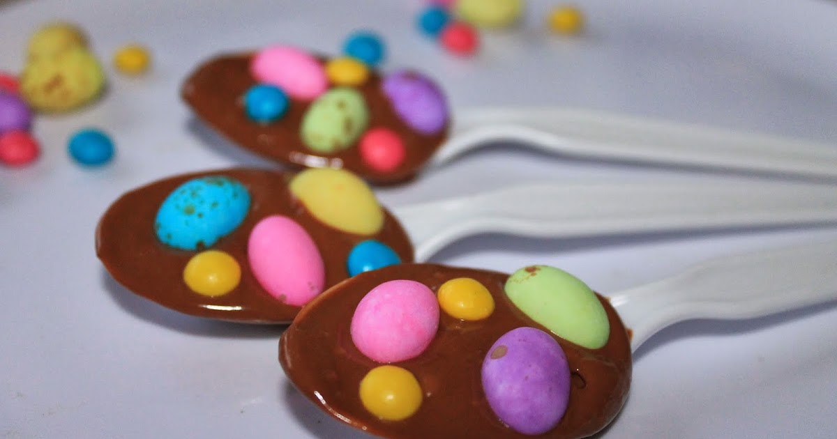 MakingMamaMagic Easter Chocolate Spoons