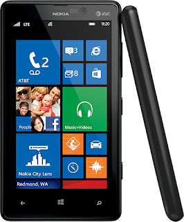 Nokia 820 - Lumia 820 4G with 8GB Memory Mobile Phone - Black (AT&T)
