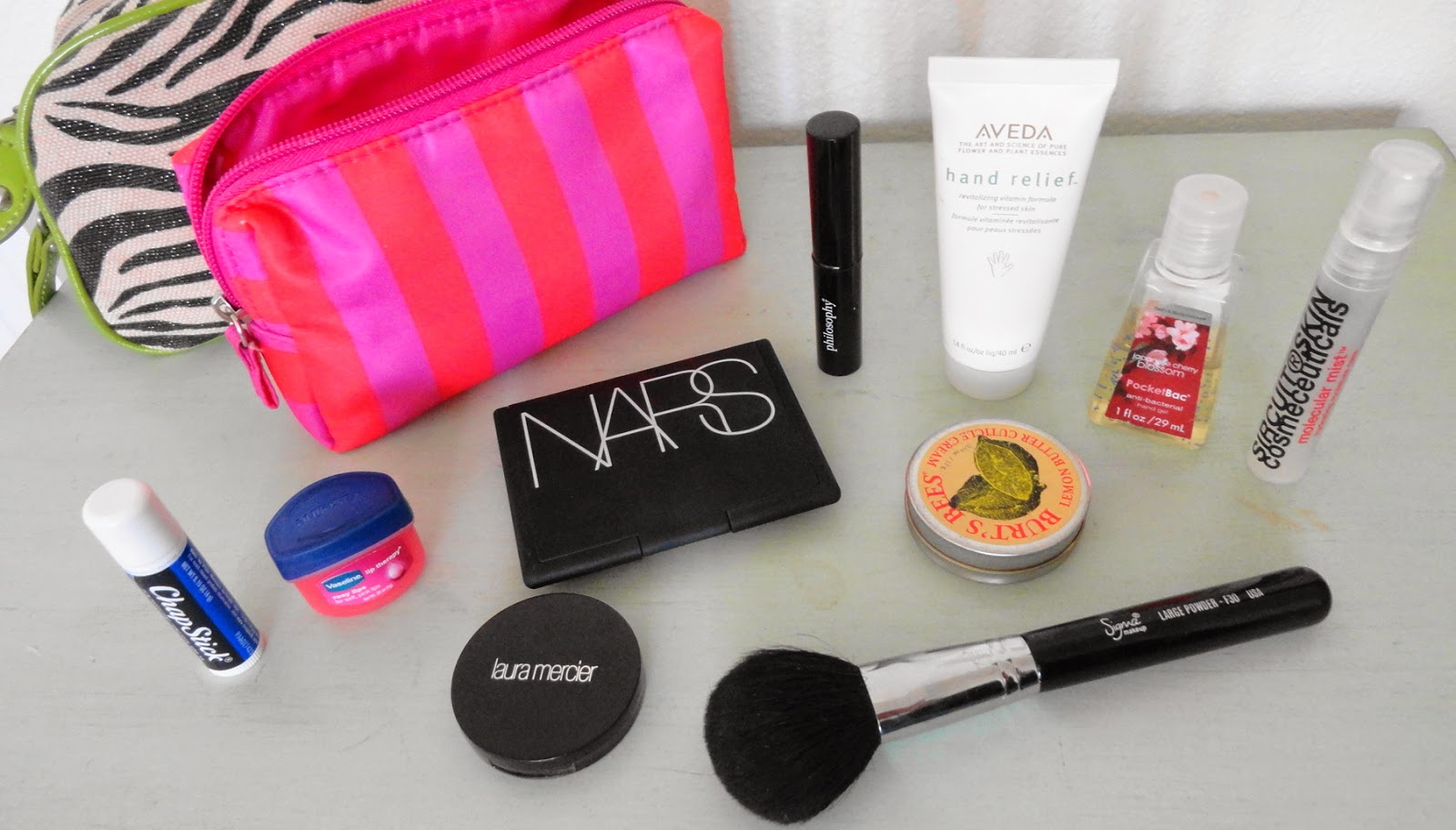Savvy Beauty What's in My Travel Makeup Bag