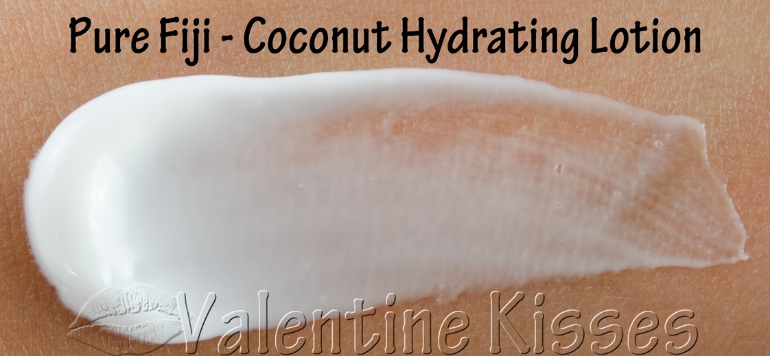 Valentine Kisses Pure Fiji Coconut Body Butter & Coconut Hydrating Body Lotion pics, swatches