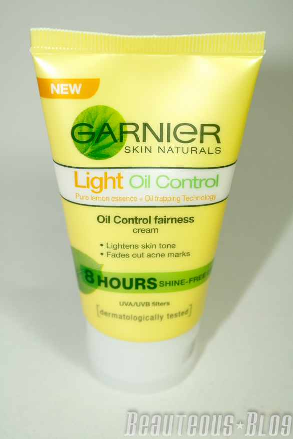 [REVIEW] Garnier Skin Naturals Oil Control Fairness cream SPF 15