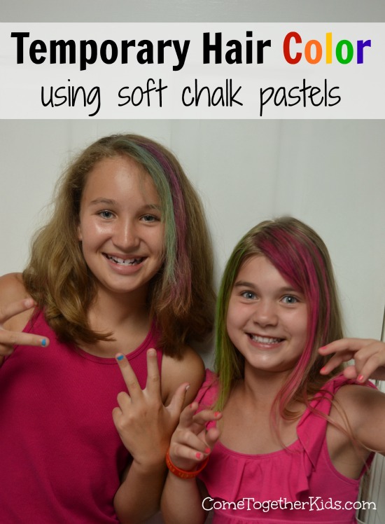 Coloring Hair with Chalk Pastels