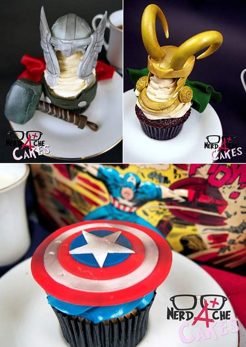 Captain America Cupcakes Cake Captain America Cupcakes Cake