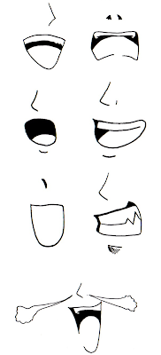كيف ترسمين الفم في المانجا : طريقة رسم الفم في الانيمي  Bouche+hommes+05