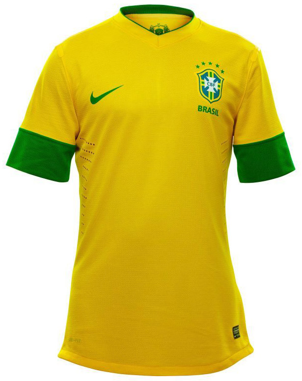 Primera equipación / uniforme / camiseta Brasil amarilla canarinha