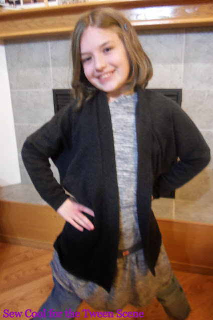 oversized tween sweater pattern review