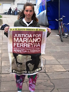 MARTII POBLET, ESTUDIANTE, TAMBIÉN QUIERE JUSTICIA POR MARIANO