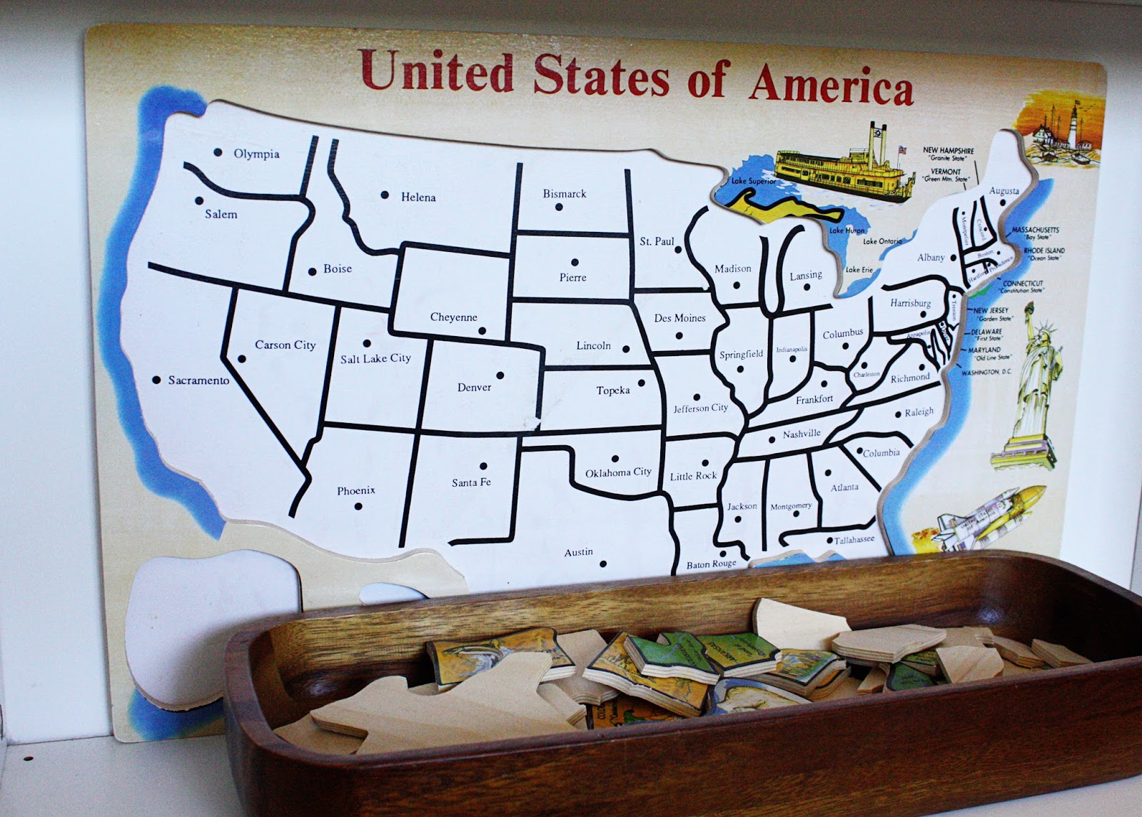 a wooden puzzle map of the united states like this one is a really great toy to have around and it was perfect for learning the geography and capitols of a wooden puzzle map of the united states like this one is a really great toy to have around and it was perfect for learning the geography and capitols of