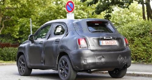 Fiat 500X SUV yakalandı Fiat 500X SUV yakalandı