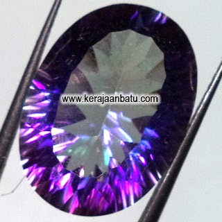 Batu Permata Mystic Quartz Asli