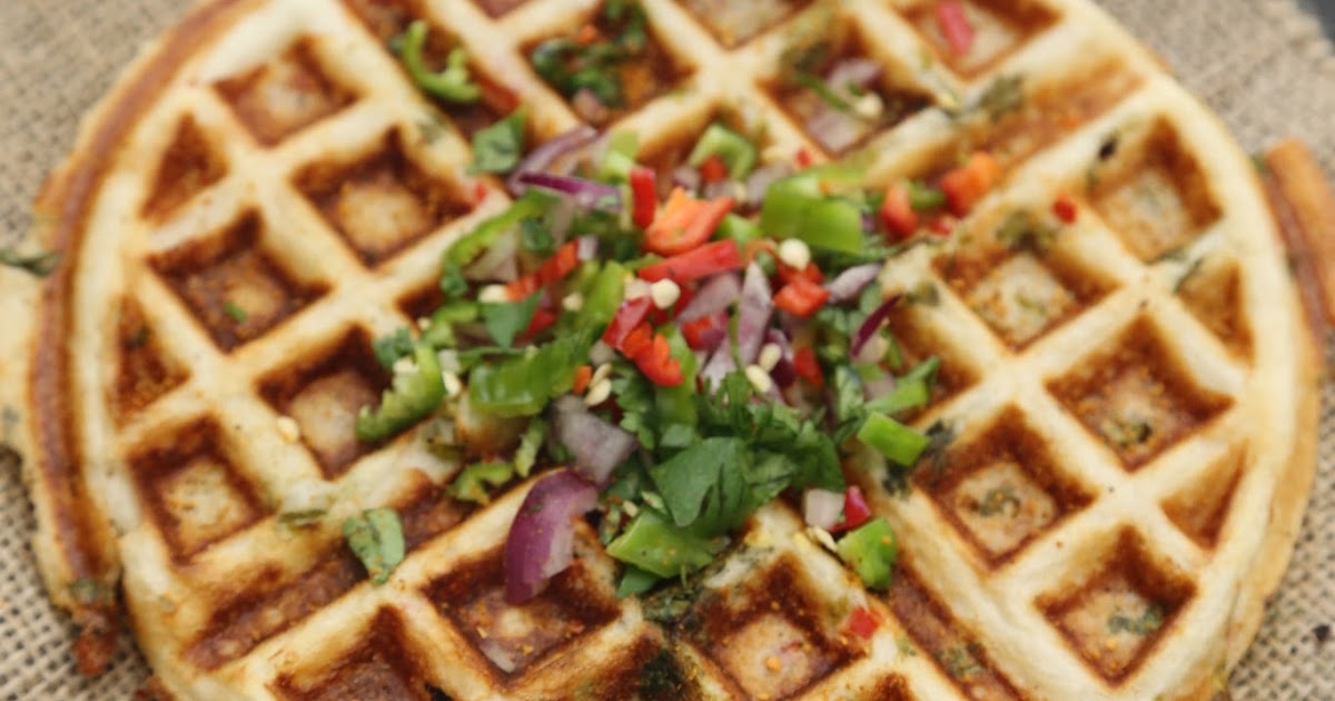 Spicy Picante Pepper Dosa Waffle