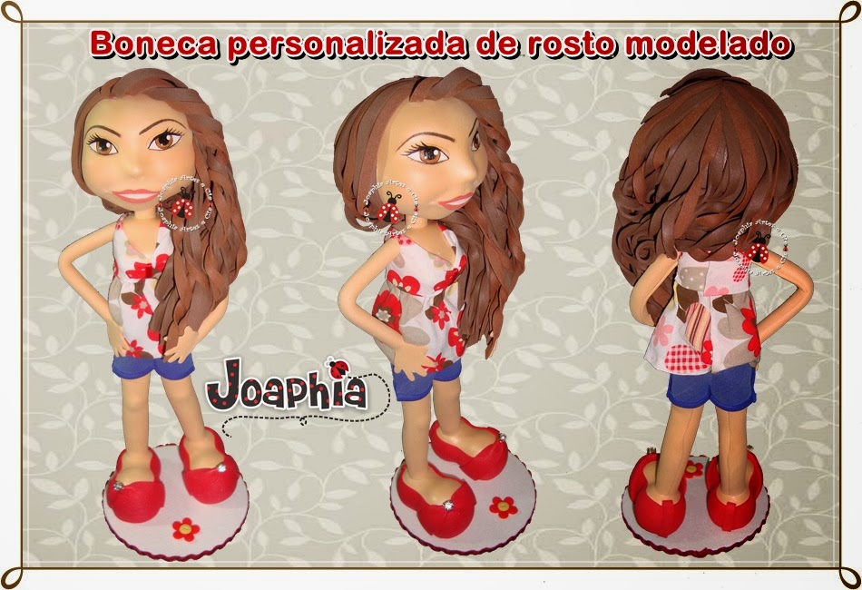 JOAPHIA ARTES E CIA: BONECA DRACULAURA EM E.V.A. 3D - MONSTER HIGH