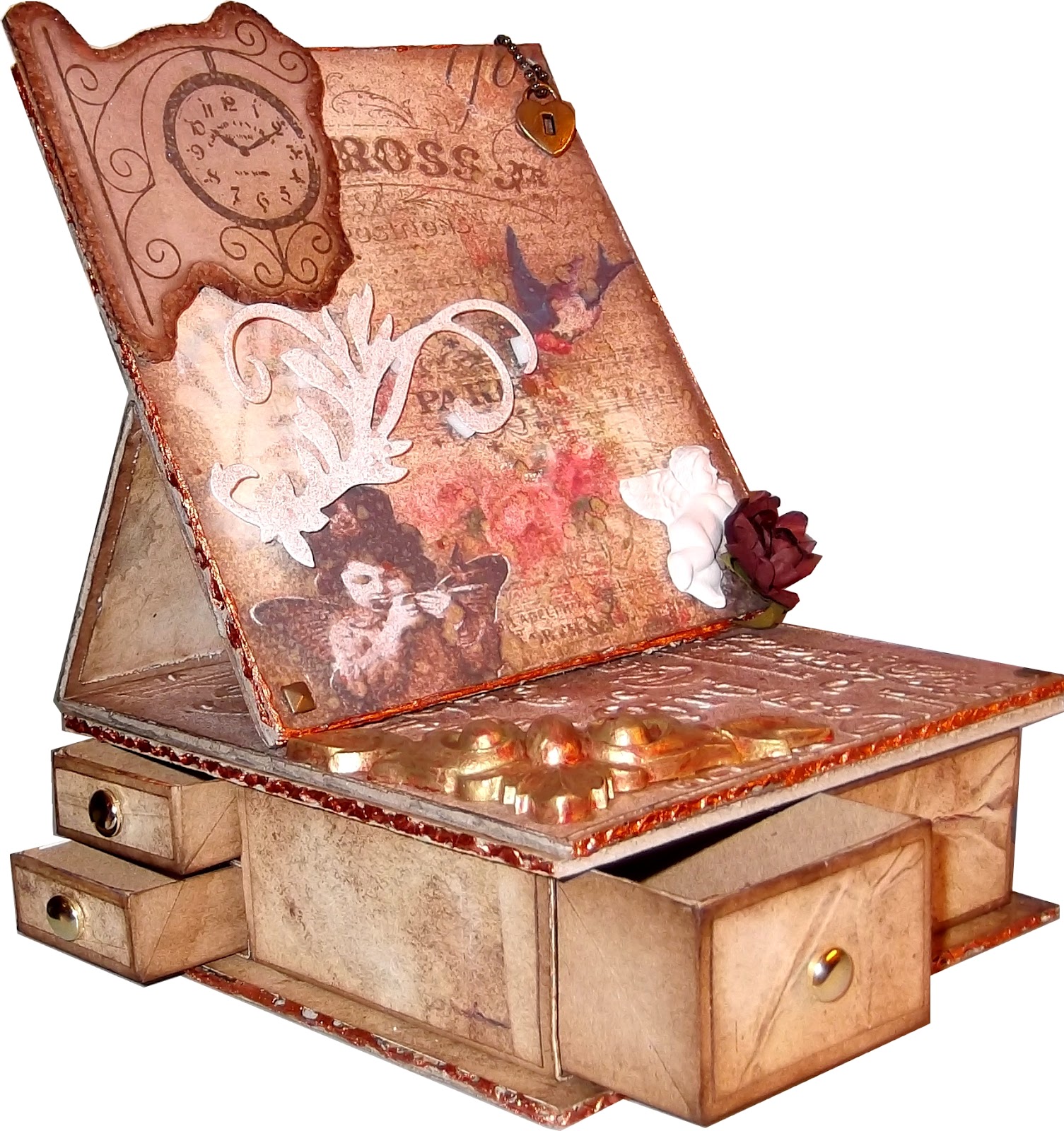 Sosso Scrap: Boite à bijoux vintage