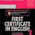 Cambridge - First Certificate in English 3