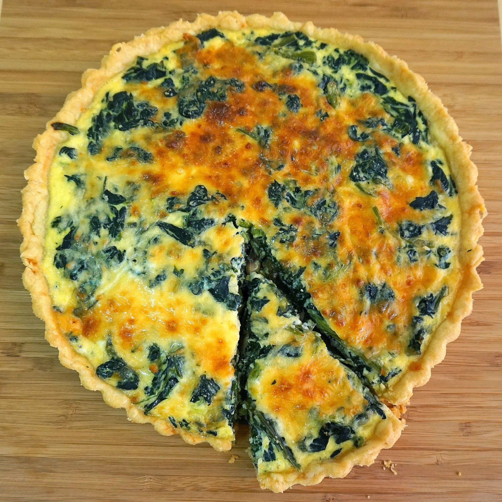 Spinach, bacon and Mushroom Quiche Sherbakes
