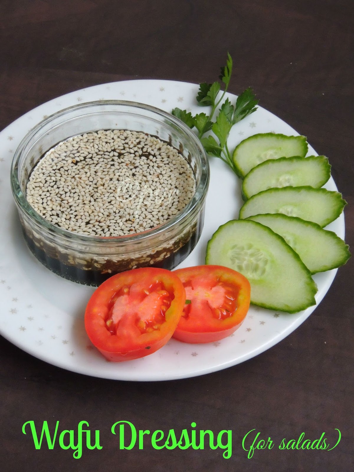 Priya's Versatile Recipes Wafu Dressing A Japanese Condiment