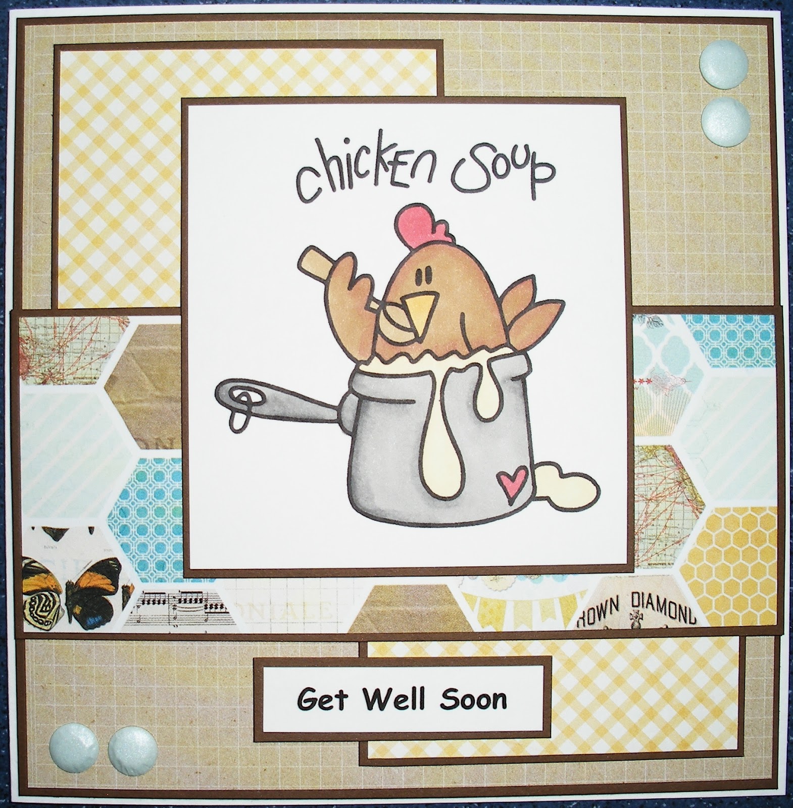 StampingMad Blogspot Get Well With Chicken Soup