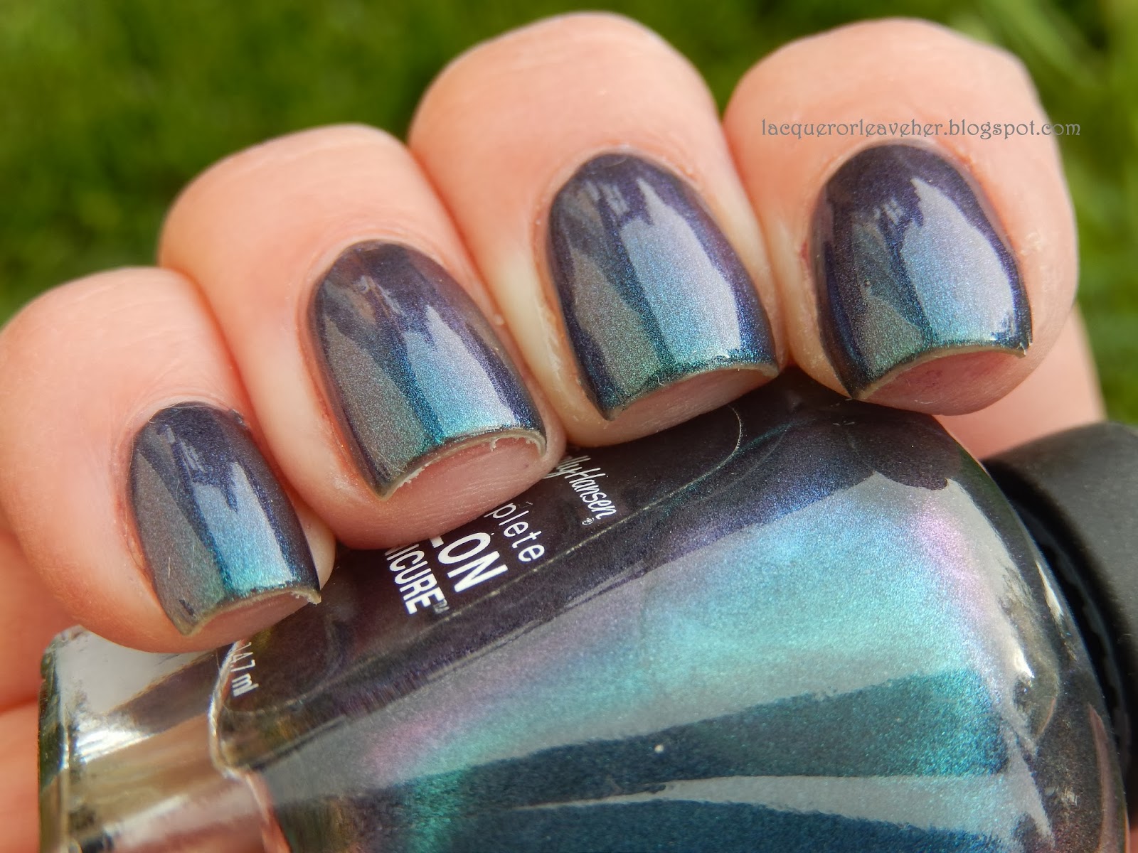 Lacquer or Leave Her! Monday Blues Polished Pairings Sally Hansen