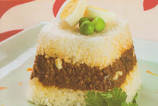 Arroz tapado relleno con carne de cerdo recetas