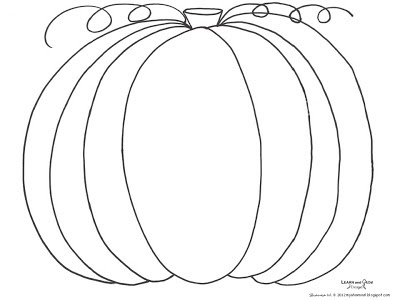 Blank Pumpkin Coloring Pages Blank Pumpkin Coloring Pages