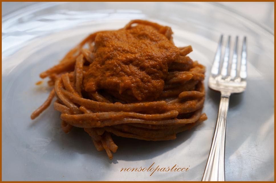 non solo pasticci Pasta con finta genovese