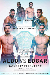 Ufc 156 - Aldo vs Edgar - Pezao vs Overeem - Minotouro - Demian Maia