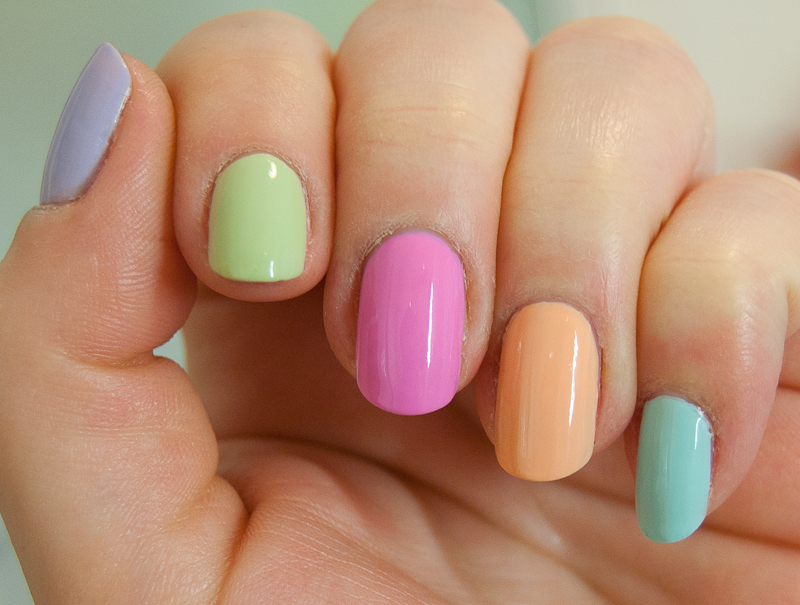 3. Pastel Rainbow Nails for Summer - wide 9