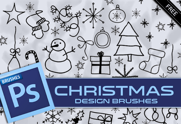 christmas photoshop brushes