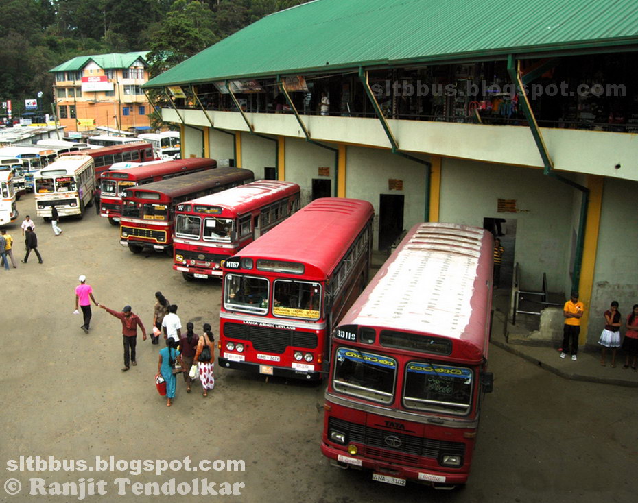 SLTB buses ශ්‍රී ලංගම බස් SLTB bus stand NuwaraEliya