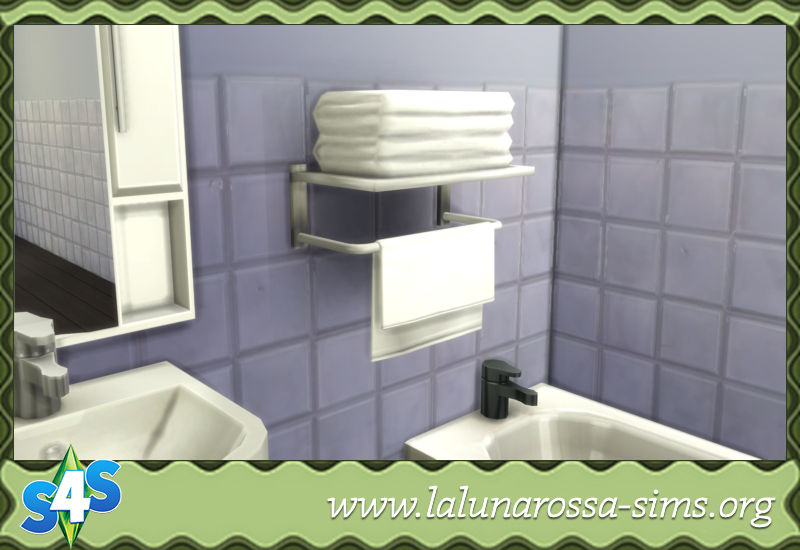 My Sims 4 Blog Towel Rack Recolors By Lalunarossa