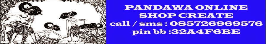 Pandawa Online Shop Create