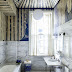 Heavy Veined Marble Bathrooms