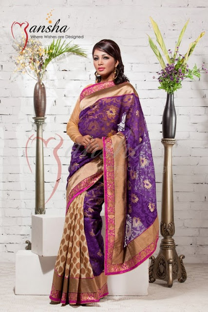 Superb Mansha Sarees Collection 2013