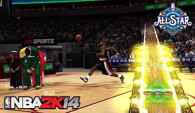 2K Sports to Include All-star Weekend in NBA 2K14 NBA 2K14 All-Star Weekend Slamdunk & 3pt Shootout